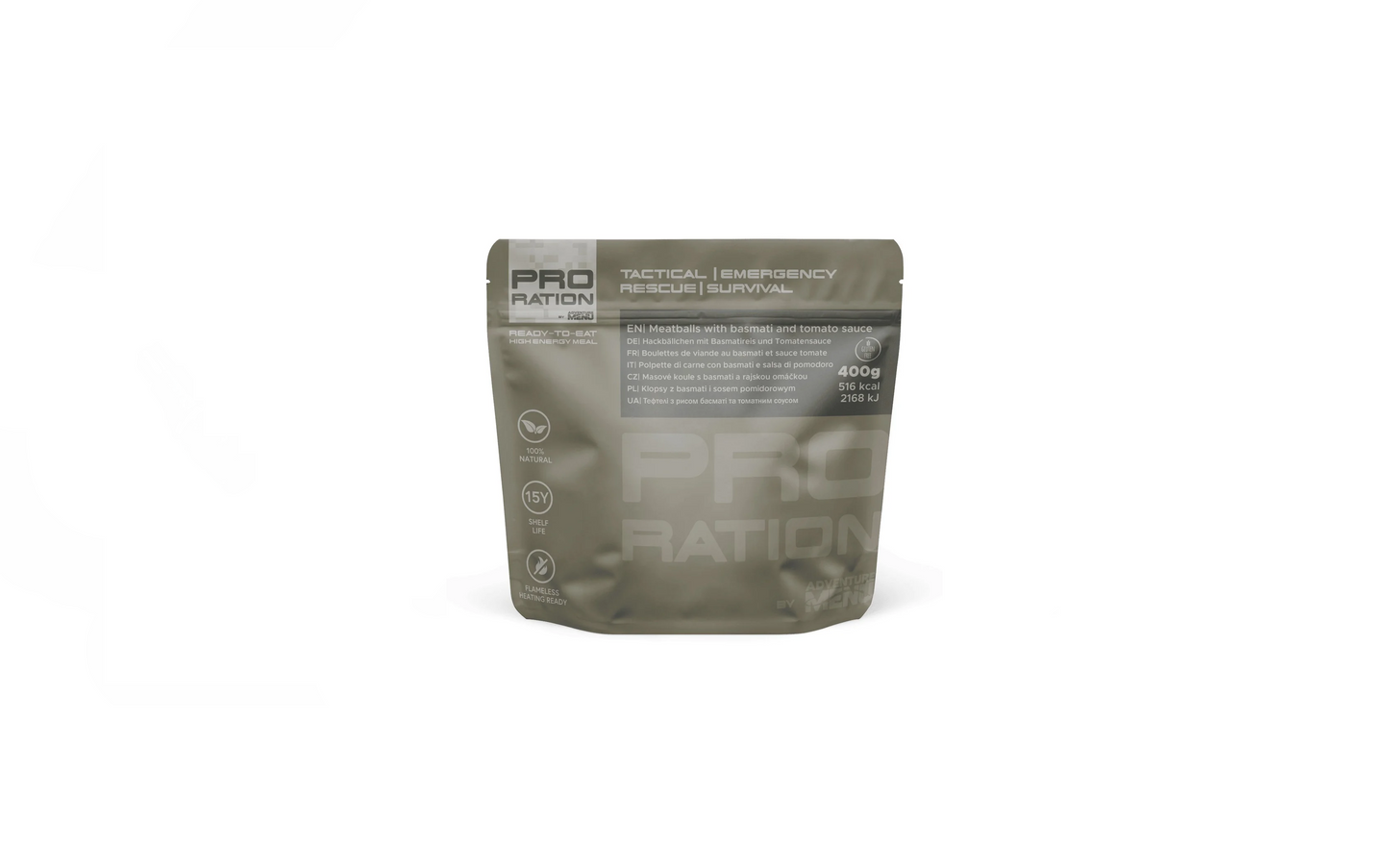 Pro Ration Meatballs With Basmati And Tomato Sauce MRE